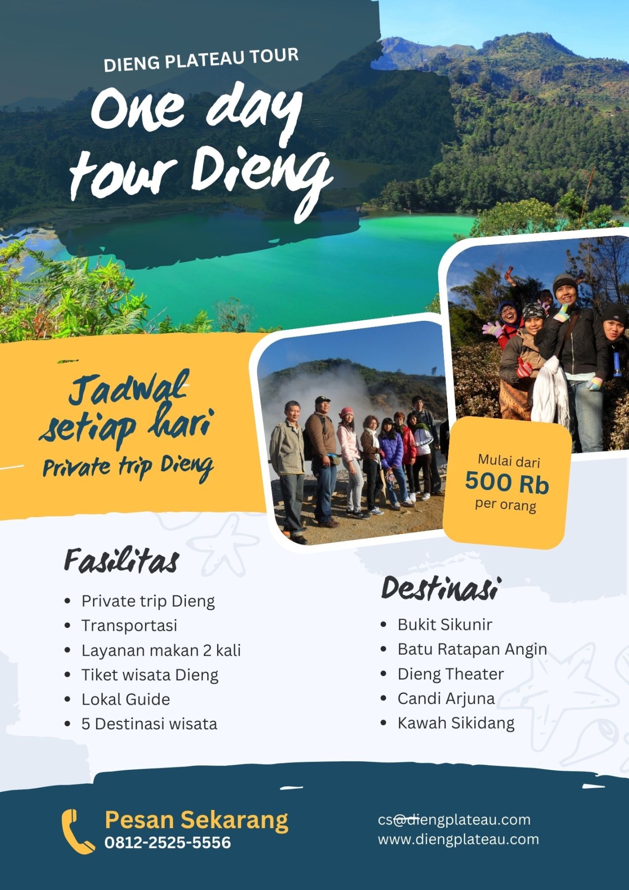 Paket wisata Dieng  - Ide paket tour Dieng murah terbaik