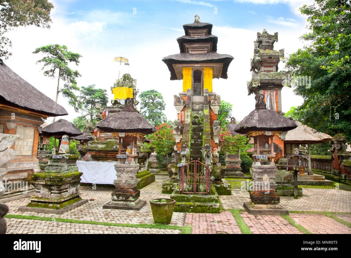 Pura Samuantiga- Cagar Budaya temple, Bali, Indonesia Stock Photo